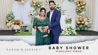 Karam & Jagbir Baby Shower Highlight-  Gold Sweets and Gold Receptions Carrum Downs