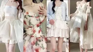 💗 Douyin tổng hợp những chiếc váy siêu cưng #style  #douyin #outfit #phốiđồ #váy #beautiful #girl