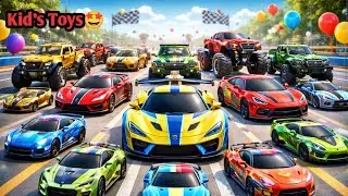 Kid's Toys Game 🚘।। Kid's Films Zone ।।Funny racing video।। 2026