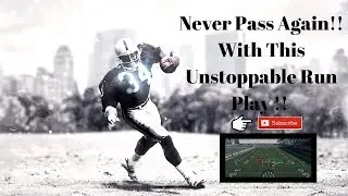 THE BEST RUN PLAY IN MADDEN 18 ALL PANCAKES!! AND NEVER PASS AGAIN | Madden 18 Tips & Tricks
