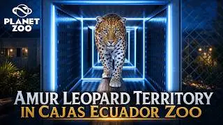 🐆Amur Leopard habitat in Cajas Ecuador #1 #planetzoo #speedbuild