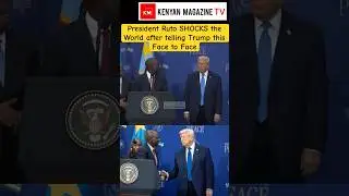 Президент Руто сегодня лично в Соединенных Штатах просит Трампа о помощи в прекращении конфликта ...