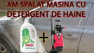 Am spalat masina cu detergent de haine si Steinhaus PRO HPC18+