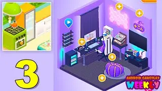 My Tidy Life - Gaming Room, Drinkery, Bedroom - Gameplay Walkthrough (Android) Part 3