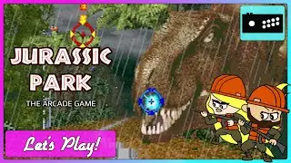 Jurassic Park Arcade Game 1994 Let's Play!