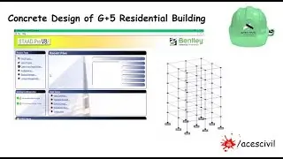 STAAD Pro.   -  Concrete Design of G+5 Residential Building
