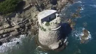 torre saracena imperia porto maurizio/ 4k video / dji phantom 3 pro / storie dal cielo