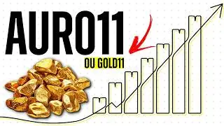 Como investir em ouro com renda passiva? AURO11 x GOLD11