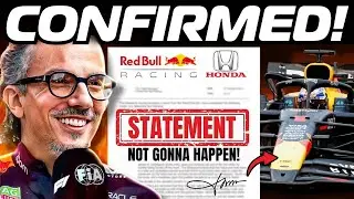 Honda REFUSED to HELP Red Bull with UNEXPECTED F1 Announcement!