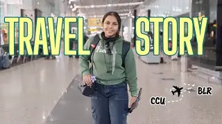 TRAVEL VLOG: Travelling from Kolkata to Bangalore  ✔️ || CCU Airport Experience ✈️