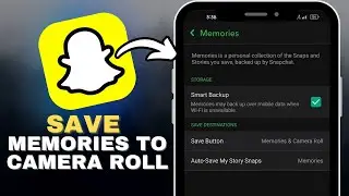 How To Save Snapchat Memories To Camera Roll in SECONDS!