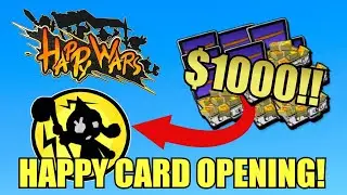 1000 TICKET MAGE CAMPAIGN HAPPY CARD OPENING! | Funny Moments & Drops | Happy Wars