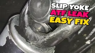 Automatic Transmission Fluid Leak from SLIP YOKE Easy DiY Fix | ATF LEAK FIX