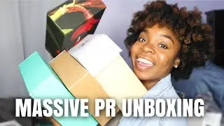 MASSIVE PR UNBOXING HAUL | Cleaning out my P.O. Box | TAM KAM