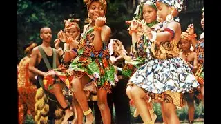 Nigeria Yoruba Bata Cultural Dancers Dancing to the Drumming and Telling the Meaning