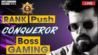 NEW UPDATE 4.0 IS HERE || CONQUEROR RANK PUSH || BGMI LIVE @BossGamingLivee