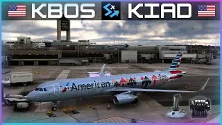 MSFS LIVE in Vertical | BUSY Friday Night on VATSIM | FENIX A321-200 | BOSTON to WASHINGTON