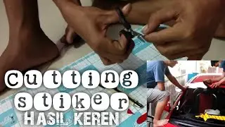 Cara membuat cutting stiker manual dengan mudah
