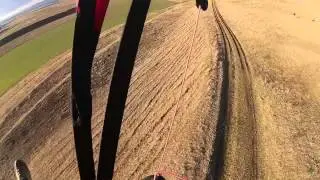 prima experienţă de speedflying cu miniwings de 13 şi de 17 mp