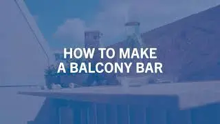 Urban Garden DIY &ndash; How to Build a Balcony Bar with Dremel - EN