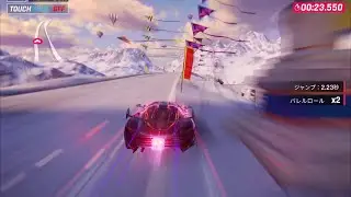 【Asphalt9】Club Clash - Frozen Route - Jesko - 59.881