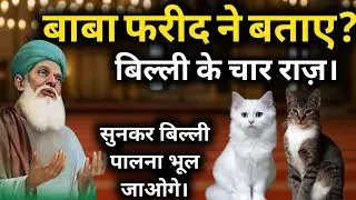 Islamic Secrets About Cats |Can a CatBring Wealth & Barakah? | Baba Farid's(Rh)Golden Words