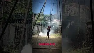 Dashain Ayo........! lingey ping khelney style... 🤣watch till end.!