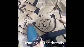 How to Make Jute Monogram Bag？| OEM/ODM & Wholesale | Szoneier