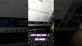 XMR Mining ⛏️ 3000 Speed ⚡ Upgrade #xmr #bitcoin #mining #shorts #gtx #rtx