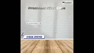 President Premium Waterproof Fiber Case 🔥 President Luggage Price in Bangladesh 🔥 Code PM 5304
