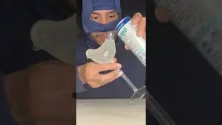 ASMR DRINKING BANG ENERGY BLUE RAZZ GLASS BIRD 🐦 #ASMR
