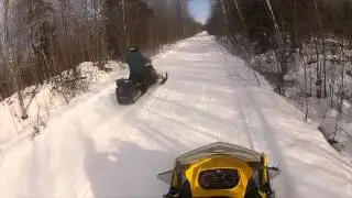 Rider Live Report: The Forks Maine Snowmobile Trail Conditions: Jan 23, 2015