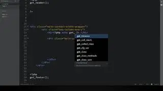 Creating our index php file