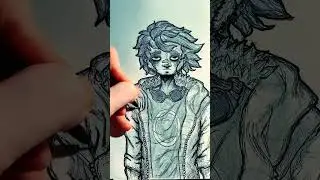 New Art, New Video. Time-lapse of me inking my newest drawing. #art #ink #sketch #drawing #artist
