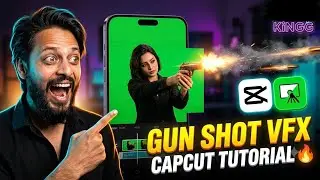 Gun Shot Girl Trending Reel Tutorial | Viral Action Edit 2025 🔥