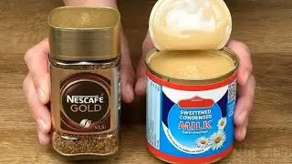 Whisk condensed milk with coffee! The most popular dessert this spring! No baking required!