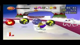 Chocobo Racing: Ho&agrave;n th&agrave;nh Story Mode tr&ecirc;n điện thoại đạt 100 Điểm.