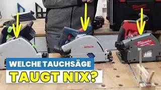 Der Akku-Tauchsägen Vergleich - GKT 18V-52 GC vs. TSC 55 KEB-Basic vs. M18FPS55-552P || ToolGroup