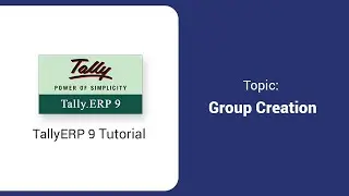 Howrah Youth Computer Training Center/Tally ERP 9/Stock Group Creation