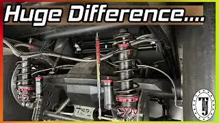 Last-Minute Suspension Change Before Radial Race! 60lb spring to 50lb&hellip; significant&hellip;.