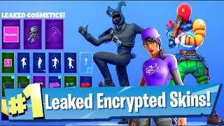 *NEW* All unreleased, encrypted, and leaked skins! Fortnite Battle Royale - TheFuba