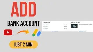 How To Add Bank Account In Adsense | How To Add Bank Details In Adsense Account | Tamil