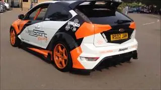 670BHP Ford Focus RS 'Tornado' - Antilag Revs, Accelerations and Flames!