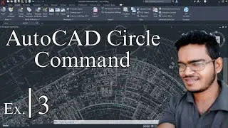 AutoCAD tutorials for beginners | AutoCAD circle Command