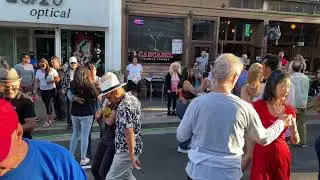 Fourth Street block party in San Rafael 7/22/2021