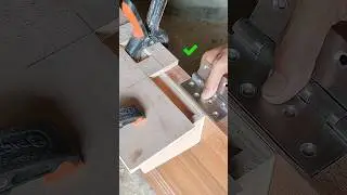 Membuat Coakan Engsel Pintu #shorts
