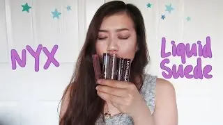 NYX Liquid Suede Cream Lipstick Swatches | Carolyn ♡