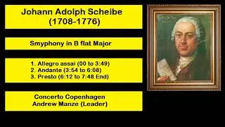 Johann Adolph Scheibe (1708-1776) - Smyphony in B flat Major