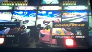 indy 500 arcade game demo by sega 1995 at playduim in missaqua ontario. (READ DISCRPITION)