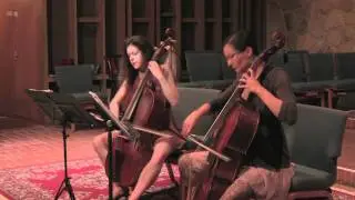 Bradamante Cello Duo - Vivaldi Sonata in a minor, II. Allegro